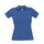 Футболка поло женская B&C Safran Pure, ярко-синяя фото