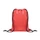 Рюкзак-мешок из переработанного полиэстера, 190T, красный Рюкзак-мешок из переработанного полиэстера, 190T, красный фото