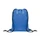 Рюкзак-мешок из переработанного полиэстера, 190T, синий фото