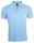 Рубашка поло мужская Sol's Prime Men 200, голубая фото