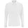 Рубашка поло с длинным рукавом мужская Sol's Perfect LSL Men, белая фото