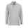Рубашка-поло мужская с длинным рукавом Sol's Star, серая фото