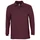 Рубашка поло с длинным рукавом мужская Sol's Winter II 210, бордовая фото