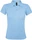 Рубашка поло женская Sol's Prime Women 200, голубая фото