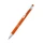Ручка шариковая металлическая Ingrid S, софт-тач, оранжевая фото