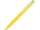 Ручка шариковая пластиковая Bon, soft touch, желтая фото