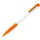 Ручка шариковая пластиковая NeoPen N13, белая / оранжевая фото