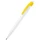 Оптом Ручка шариковая пластиковая Pim, желтая для нанесения логотипа или надписи Ручка шариковая пластиковая Pim, желтая фото