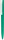 Ручка шариковая пластиковая Zeta Soft, зеленая / белая Ручка шариковая пластиковая Zeta Soft, зеленая / белая фото