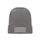 Шапка из переработанного полиэстера с манжетой, серая фото