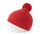Оптом Шапка вязаная двойная c помпоном Atlantis Wind-S, красная для нанесения логотипа или надписи Шапка вязаная двойная c помпоном Atlantis Wind-S, красная фото