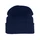 Шапка вязаная двойная Essential, темно-синяя фото