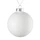 Шар елочный стеклянный Finery Matt, 10 см, белый фото