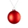 Шар елочный стеклянный Finery Matt, 8 см, красный фото