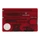 Швейцарская карта Victorinox SwissCard, 13 функций, красная фото