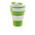 Складная силиконовая термокружка, зеленая фото