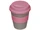 Стакан из бамбукового волокна Café, серый / розовый фото