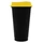 Стакан с крышкой Color Cap Black, 450 мл, черный / желтый фото