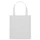 Сумка для покупок, нетканый материал, 80 гр/м2, белая фото