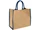Сумка для покупок, 280 г/м2, коричневый/ синий фото