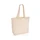 Сумка-шоппер из переработанного неокрашенного канваса с карманом XD Collection Impact, 240 г/м², бежевая фото