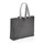 Сумка-шоппер из переработанного неокрашенного канваса XD Collection Impact, 240 г/м², темно-серая фото