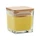 Свеча ароматизированная «Квадра», желтая фото
