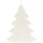 Свеча Kniteam, елка, белая фото