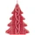 Свеча Kniteam, елка, красная фото