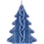 Свеча Kniteam, елка, синяя фото