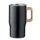 Термокружка с деревянной ручкой, 350 мл, черная фото