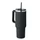 Термокружка с двойными стенками с герметичной крышкой и соломинкой, 1200 мл, черная фото