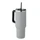Термокружка с двойными стенками с герметичной крышкой и соломинкой, 1200 мл, серая фото