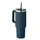 Термокружка с двойными стенками с герметичной крышкой и соломинкой, 1200 мл, синяя фото