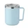 Термокружка с крышкой из переработанной нержавеющей стали, 400 мл, голубая фото