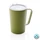 Термокружка из переработанной нержавеющей стали XD Collection, 420 мл, зеленая фото