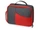 Сумка-холодильник изотермическая Breeze для ланч-бокса, серая / красная фото