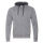 Толстовка мужская с капюшоном на молнии Stan 17, 280 гр/м2, светло-серая фото