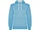 Оптом Толстовка с капюшоном женская Roly Urban, голубая / белая для нанесения логотипа или надписи Толстовка с капюшоном женская Roly Urban, голубая / белая фото
