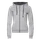 Толстовка женская с капюшоном на молнии Stan 61W, футер без начеса, серая фото