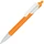 Ручка шариковая пластиковая Lecce Pen Tris, оранжевая / белая фото