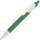 Ручка шариковая пластиковая Lecce Pen Tris, белая / ярко-зеленая фото