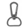 Застежка-карабин Snap Hook, M, серая фото