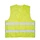 Жилет светоотражающий из полиэстера, желтый фото