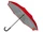 Зонт-трость наоборот Inversa, серый / красный фото
