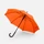 Зонт-трость полуавтомат Molti Standard, оранжевый неон фото