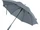 Зонт-трость полуавтомат из переработанного полиэстера Niel, серый фото