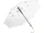 Зонт-трость с прозрачным куполом Fare Pure, белый фото