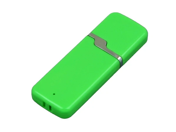 USB-флешка на 32 Гб с оригинальным колпачком, зеленый - фото № 1 USB-флешка на 32 Гб с оригинальным колпачком, зеленый - фото № 1