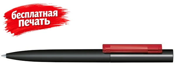 Ручка шариковая пластиковая Senator Headliner Soft Touch, черная / красная - фото № 1 Ручка шариковая пластиковая Senator Headliner Soft Touch, черная / красная - фото № 1
